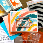 Simon Says Stamp Sentiment Strips Bold Hello sssg131134 Dear Friend