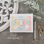 Simon Says Stamp Embossing Folder and Cutting Dies Bouncy Bunny sfd603 Beautiful Moments Easter Card