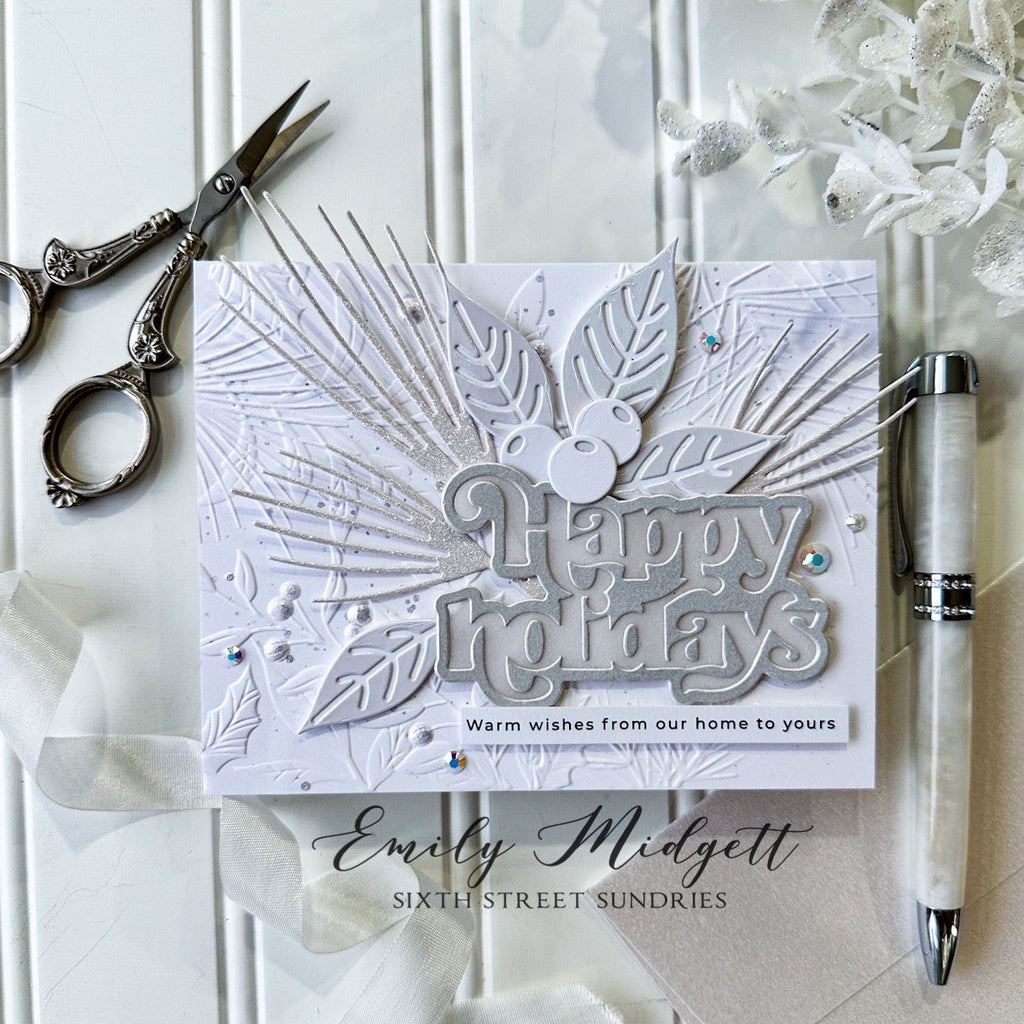 Simon Says Stamp Bountiful Berries Wafer Dies s909 All The Joy Christmas Card | color-code:ALT05