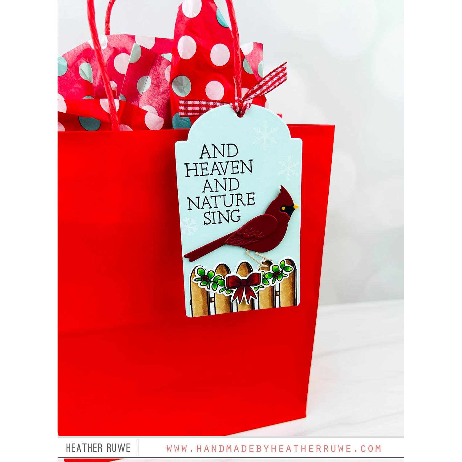 Simon Says Stamp Brilliant Cardinal Wafer Dies s1038 And Everything Nice Christmas Tag | color-code:ALT03