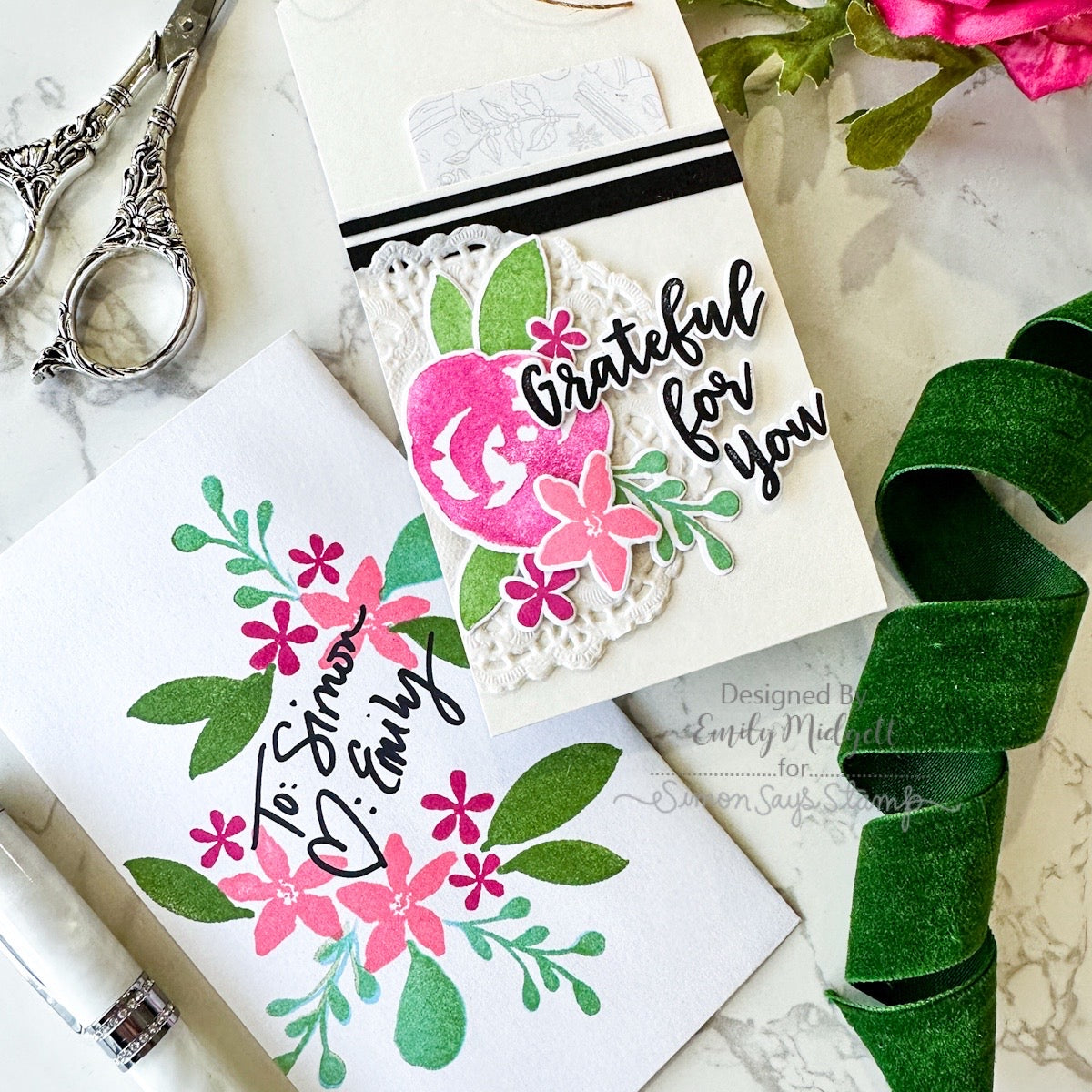 Simon Says Stamp and Dies Basic Brushstroke Greetings set1168bb Gift Card Holder | color-code:ALT07