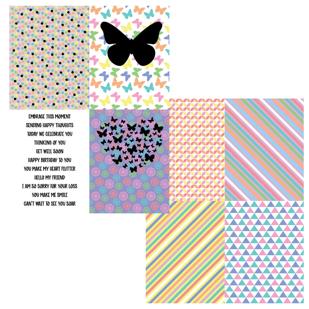 Brutus Monroe Butterfly Bounty DuoFoil Sheets bru4821