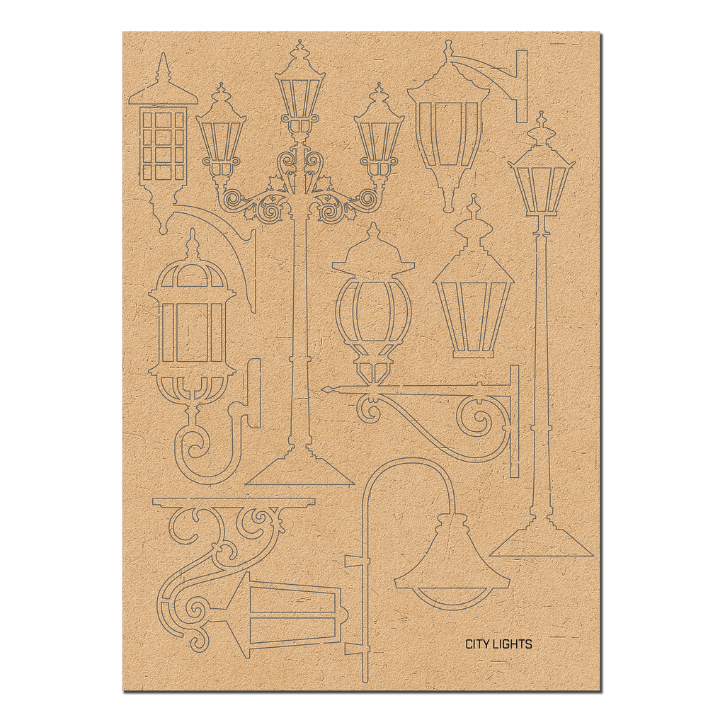 Brutus Monroe City Lights Chipboard bru4751

