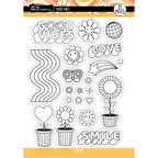 Brutus Monroe Good Vibes Clear Stamps bru0016