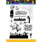 Brutus Monroe Halloween Glow Clear Stamps bru5002