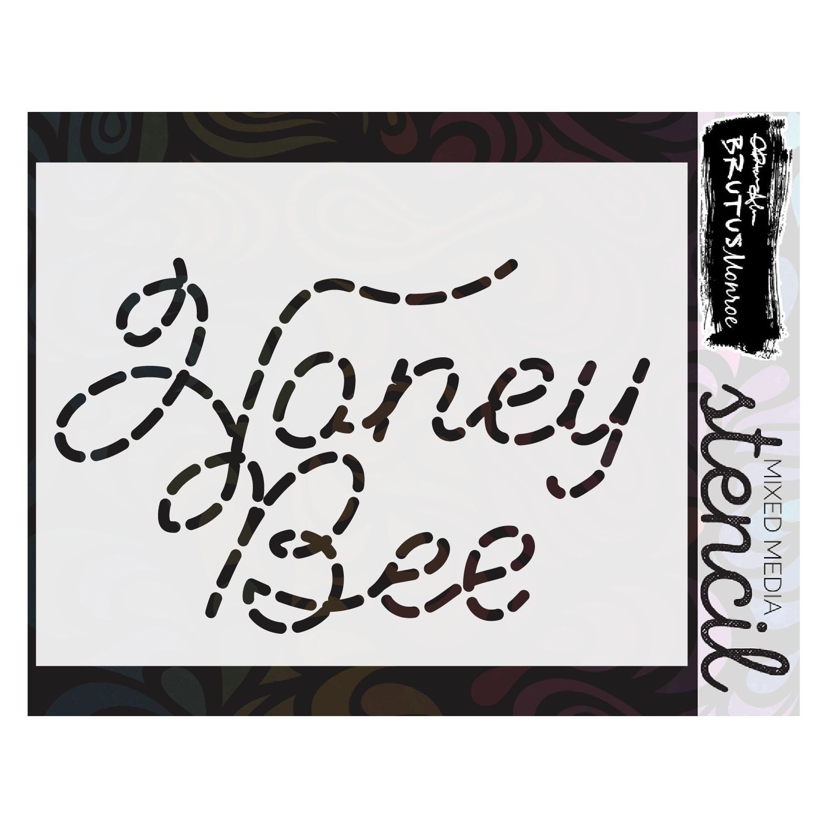 Brutus Monroe Honey Bee A2 Stencil bru3167-2