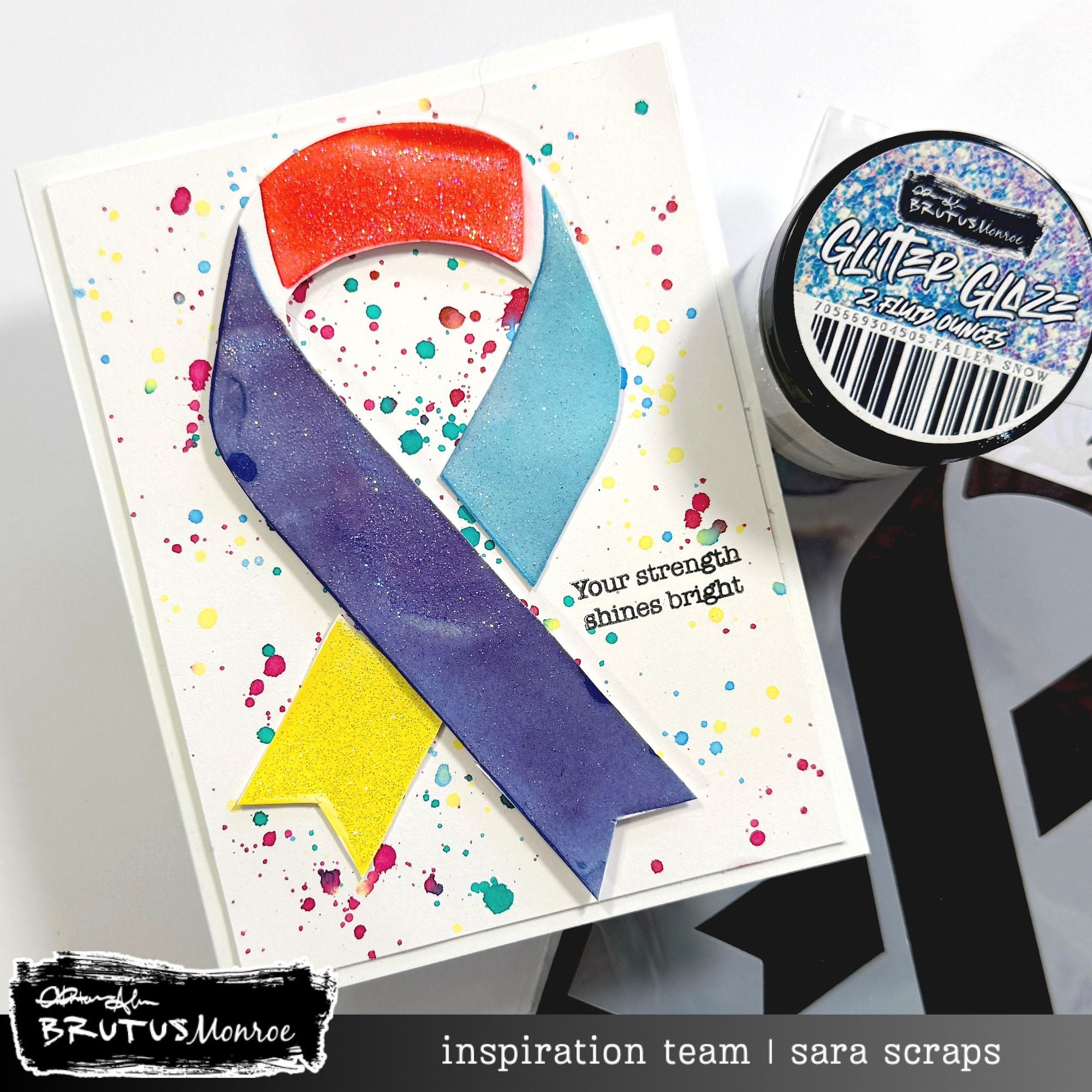 Brutus Monroe Hope A2 Stencil bru4241 ribbon