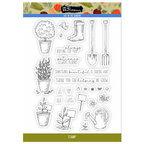 Brutus Monroe Life in the Garden Clear Stamps bru8096