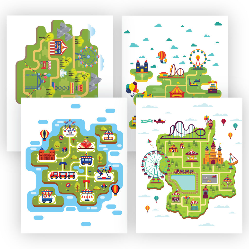Brutus Monroe Park Map Card Panels bru5064