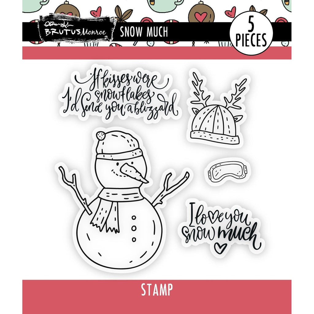 Brutus Monroe Snow Much Clear Stamps bru3570
