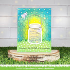 Lawn Fawn Quilted Star Backdrop Die lf3451 Glows with Happiness