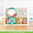 Lawn Fawn Build-A-Gumball Machine Dies lf3431 You're So Sweet