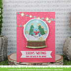 Lawn Fawn Sparkle Garden Borders Dies lf3258 season's tweetings
