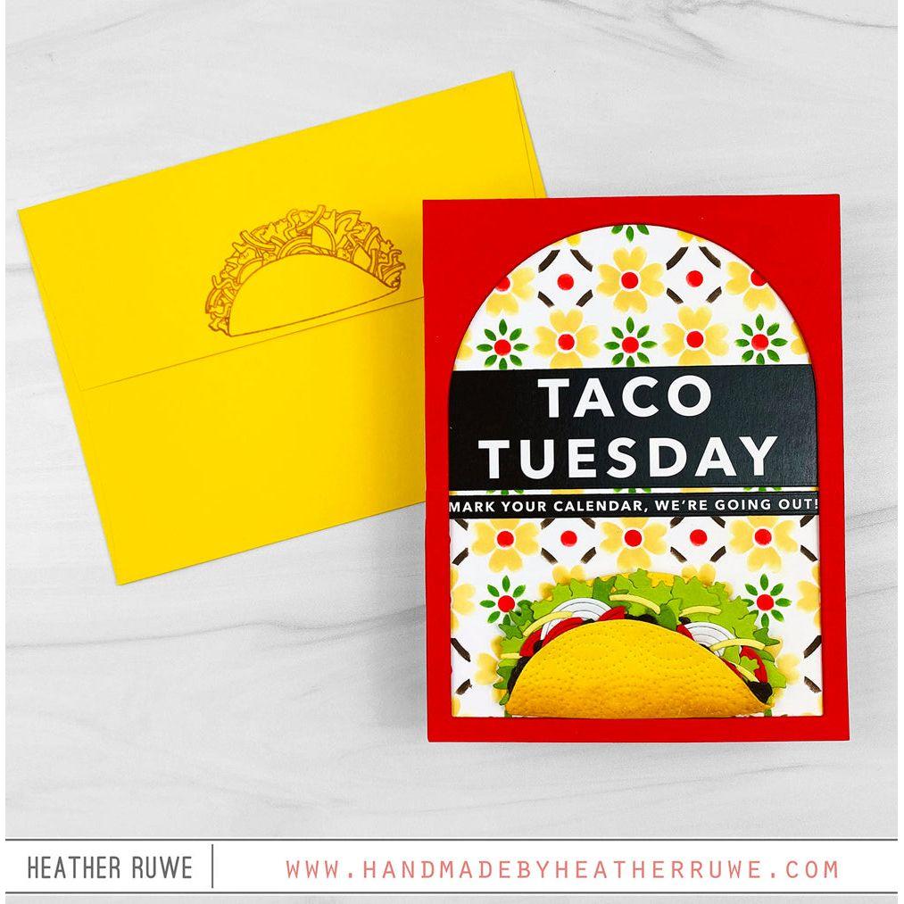 Simon Says Stamp Build a Taco Wafer Dies 1073sd Celebrate Friend Card | color-code:ALT02
