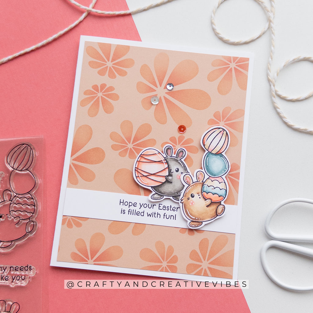 Simon Says Stamp Bunny Bonanza Wafer Dies 1603sdc Beautiful Moments Easter Card