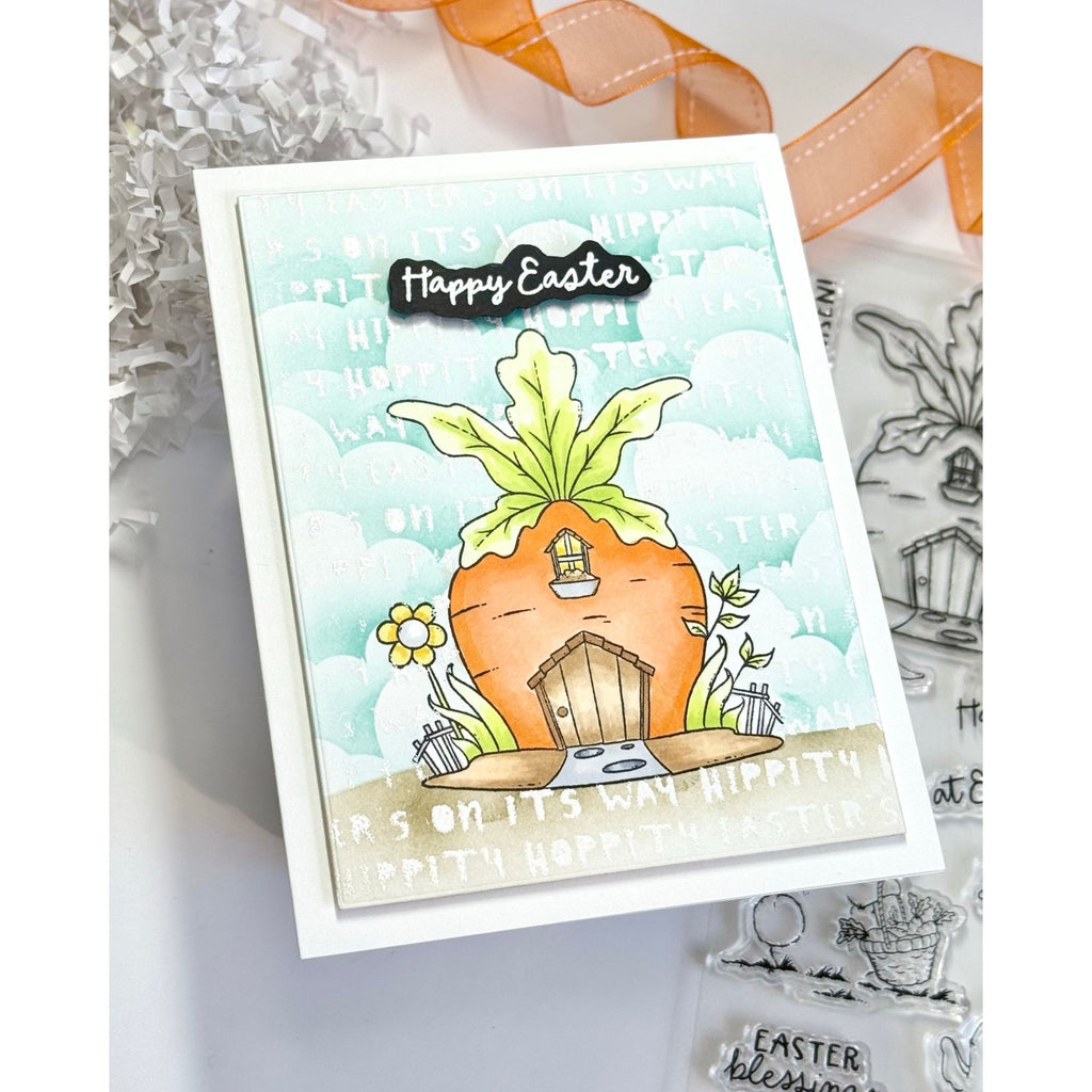 Simon Says Stamps and Dies Bunny Blessings set930bb Favorite Things Easter Card