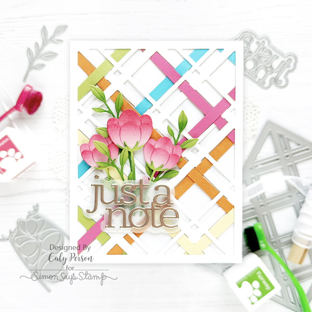 Simon Says Stamp ETCHED MEADOW FLOWER AND LEAVES Wafer Dies s722 | color-code:ALT01
