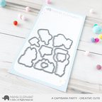 Mama Elephant Capybara Party Creative Steel Dies