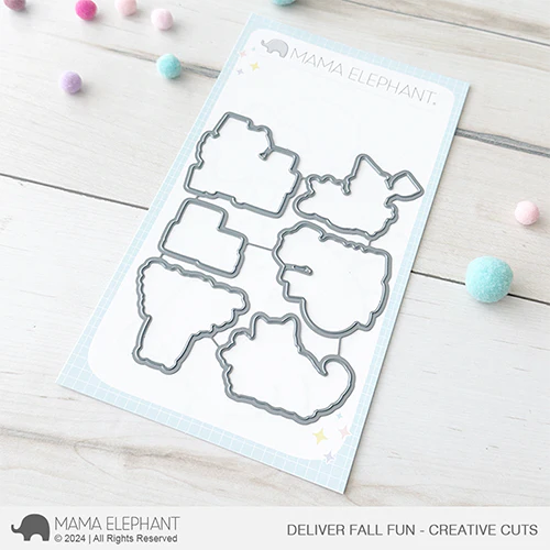 Mama Elephant Deliver Fall Fun Creative Cuts Steel Dies