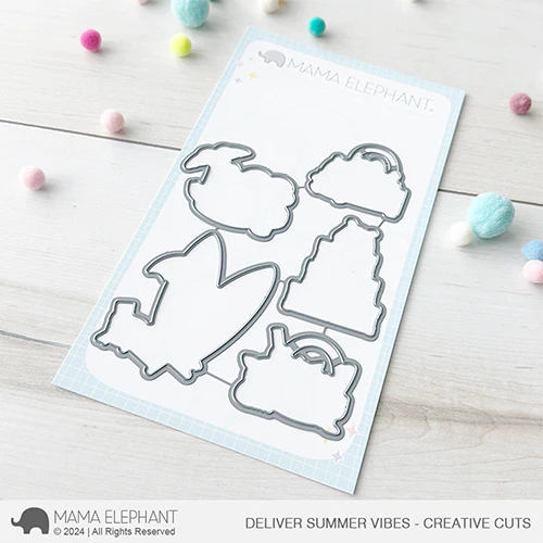 Mama Elephant Deliver Summer Vibes Creative Cuts Steel Dies