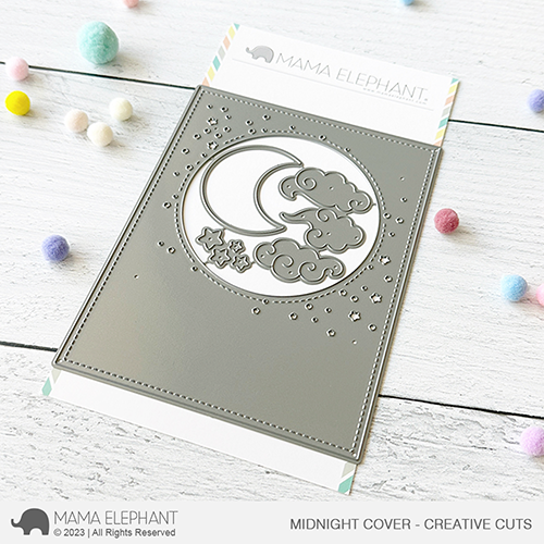 Mama Elephant Midnight Cover Plate Creative Cuts Steel Dies