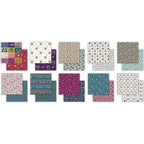 Craft Consortium 12 Days of Christmas 6 x 6 inch Paper Pad CCPPAD044B open