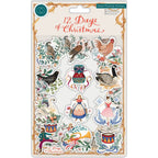 Craft Consortium 12 Days of Christmas 6x8 inch Clear Stamp Set CCSTMP091