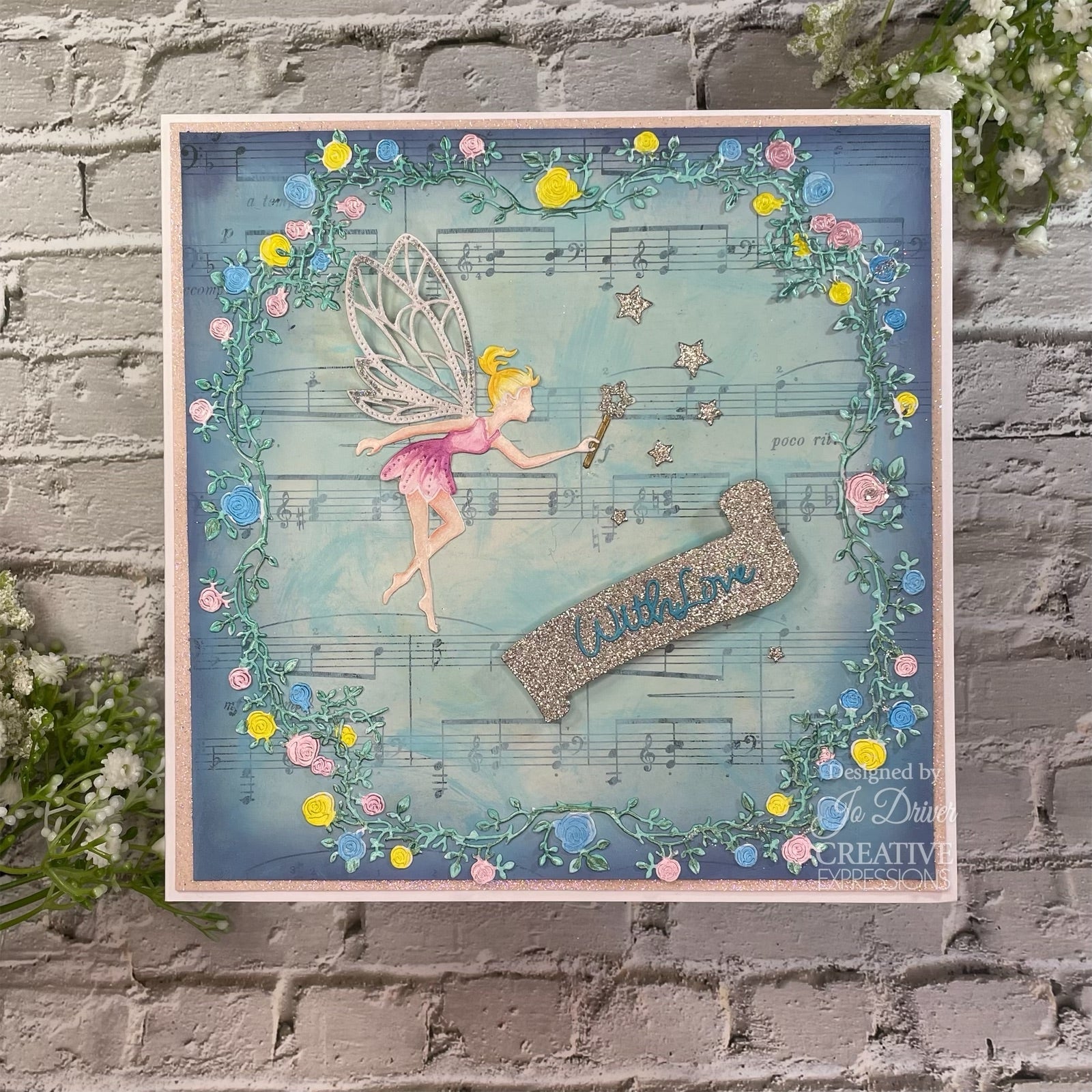 Creative Expressions Fairy Wishes Entwined Rose Border Dies cedjr098 with love