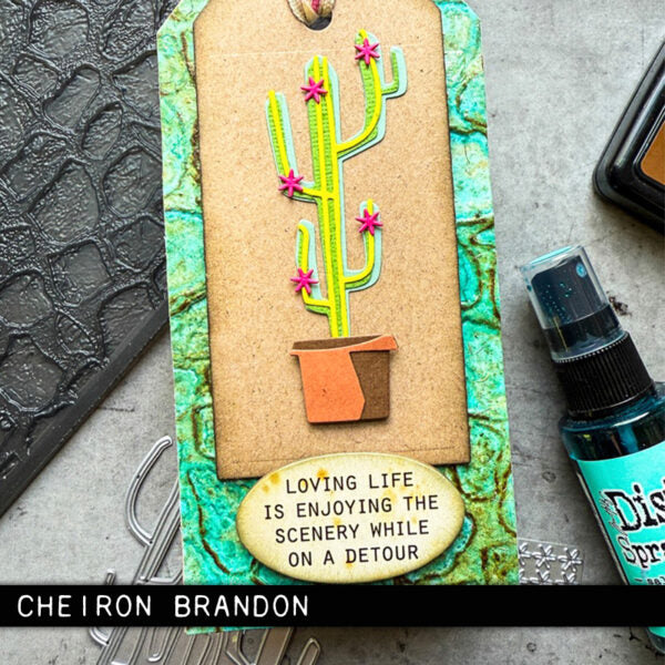 Tim Holtz Sizzix 3D Large A5 Embossing Folder Cobblestone 666959