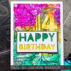 Tim Holtz Sizzix 3D Large A5 Embossing Folder Numbered and Pad Bundle