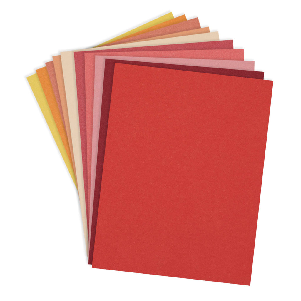 Spellbinders Warm Assortment ColorWheel 8.5x11 Cardstock csa-006