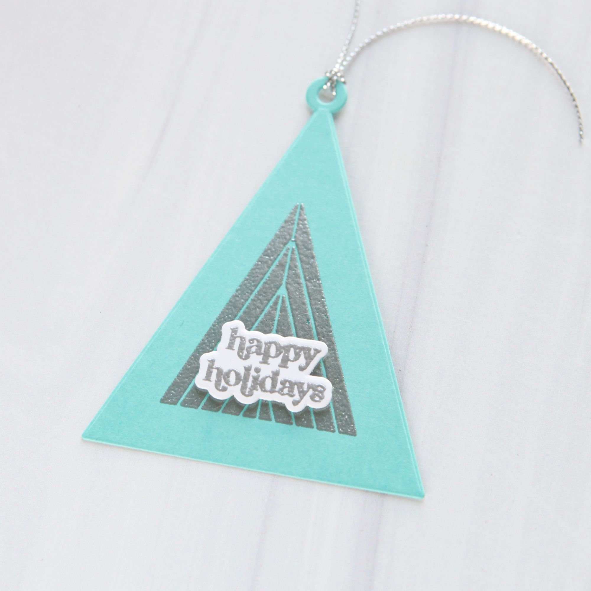 CZ Design Stamps and Dies Tag To and Froms set1258tt Cathy Zielske Aqua Happy Holidays Tag | color-code:ALT02