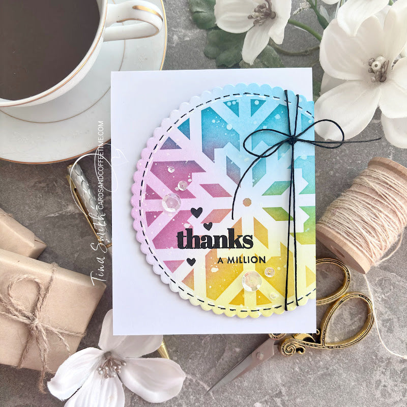 CZ Design Stamps and Dies Small Thanks set1069st Thanks Card | color-code:ALT08