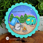 Simon Says Stamp Chunky Scallop Circles Wafer Dies 1369sd Happy Camper Birthday Card | color-code:ALT04