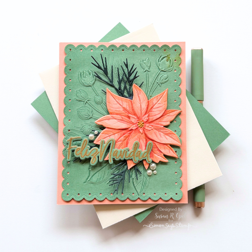 Simon Says Stamp Assorted Card Fronts Set 2 100lb acf1225 DieCember Christmas Card | color-code:ALT01