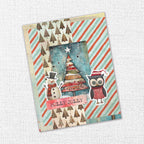 Paper Rose Merry And Bright Embossed Die Cuts 35665