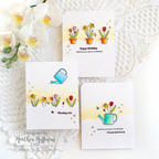 Rainbow Splash and Dies Budding Blossoms rs43set Beautiful Moments Card Set | color-code:ALT02