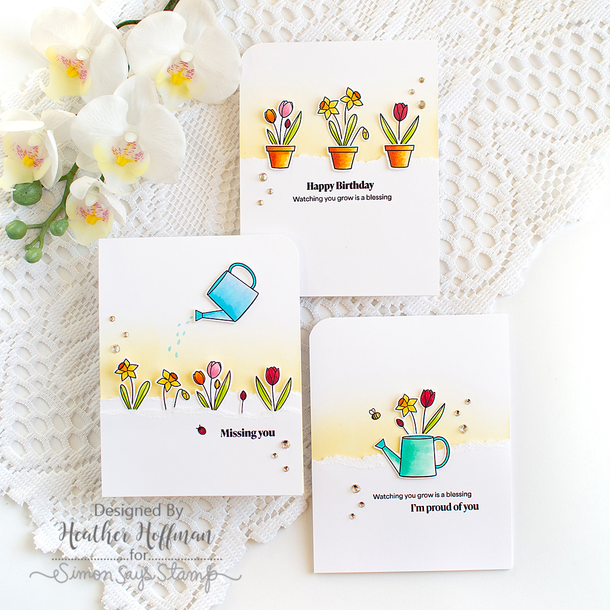 Rainbow Splash and Dies Budding Blossoms rs43set Beautiful Moments Card Set | color-code:ALT02