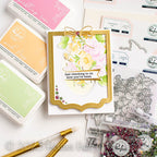 PinkFresh Studio Handpicked Flowers Die Set 152922 Kind Gesture Card | color-code:ALT02