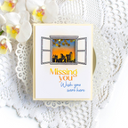 Simon Says Stamp Through the Window Wafer Dies 1402sdc Miss You Card | color-code:ALT06
