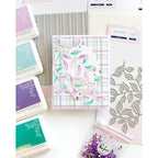 Pinkfresh Studio Joyful Day Stencils 244524 Birthday Wishes Card | color-code:ALT01