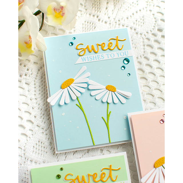 Simon Says Stamp Tilted Daisies Wafer Dies s1016 Friend Like You Birthday Card | color-code:ALT09