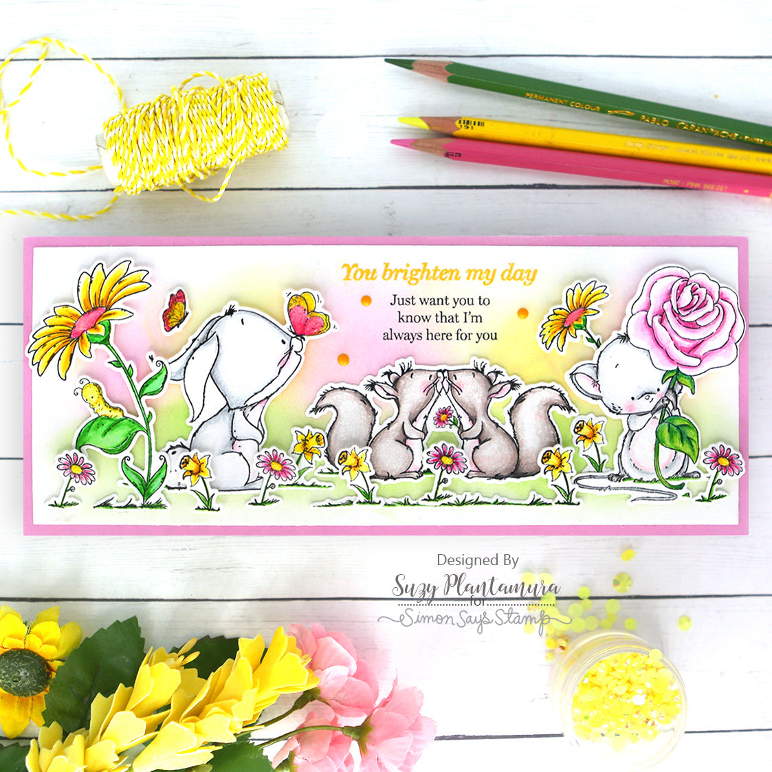 Simon Says Clear Stamps Caring Thoughts sss202686c Dear Friend Here for You Card | color-code:ALT07