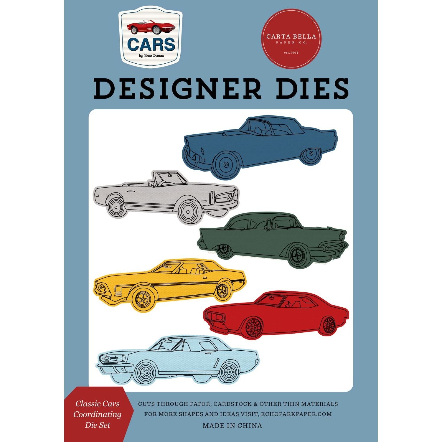 Carta Bella Classic Cars Dies cbcar491040
