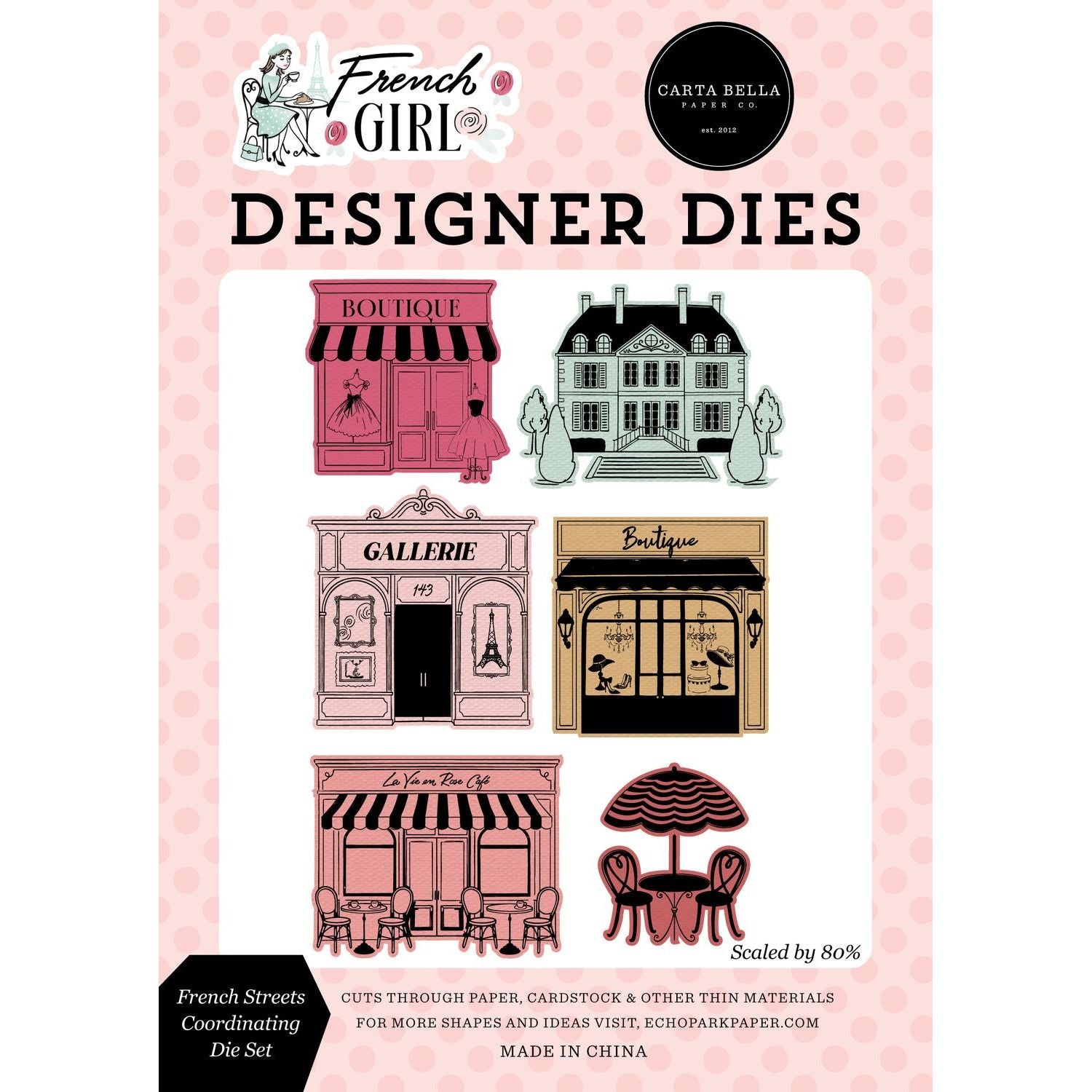 Carta Bella French Street Dies cbfg490040