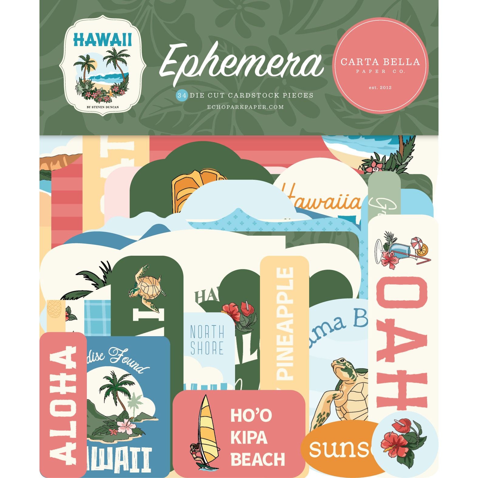 Carta Bella Hawaii Ephemera cbhi507024