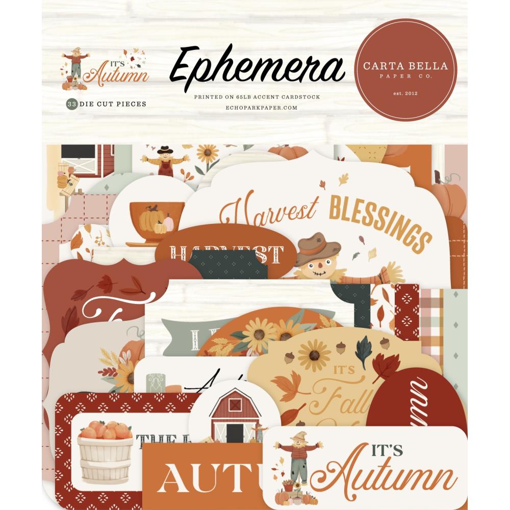 Carta Bella It's Autumn Ephemera cbia452024