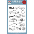 Carta Bella Vintage Vehicles Clear Stamps And Dies Bundle CBCAR491043 Photopolymer Stamp Set