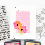 Simon Says Stamp Charming Flower Stem Wafer Dies s997 STAMPtember Birthday Card