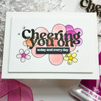 Simon Says Stamp Cheering for You I Want It All Stamps and Coordinating Dies set831sd